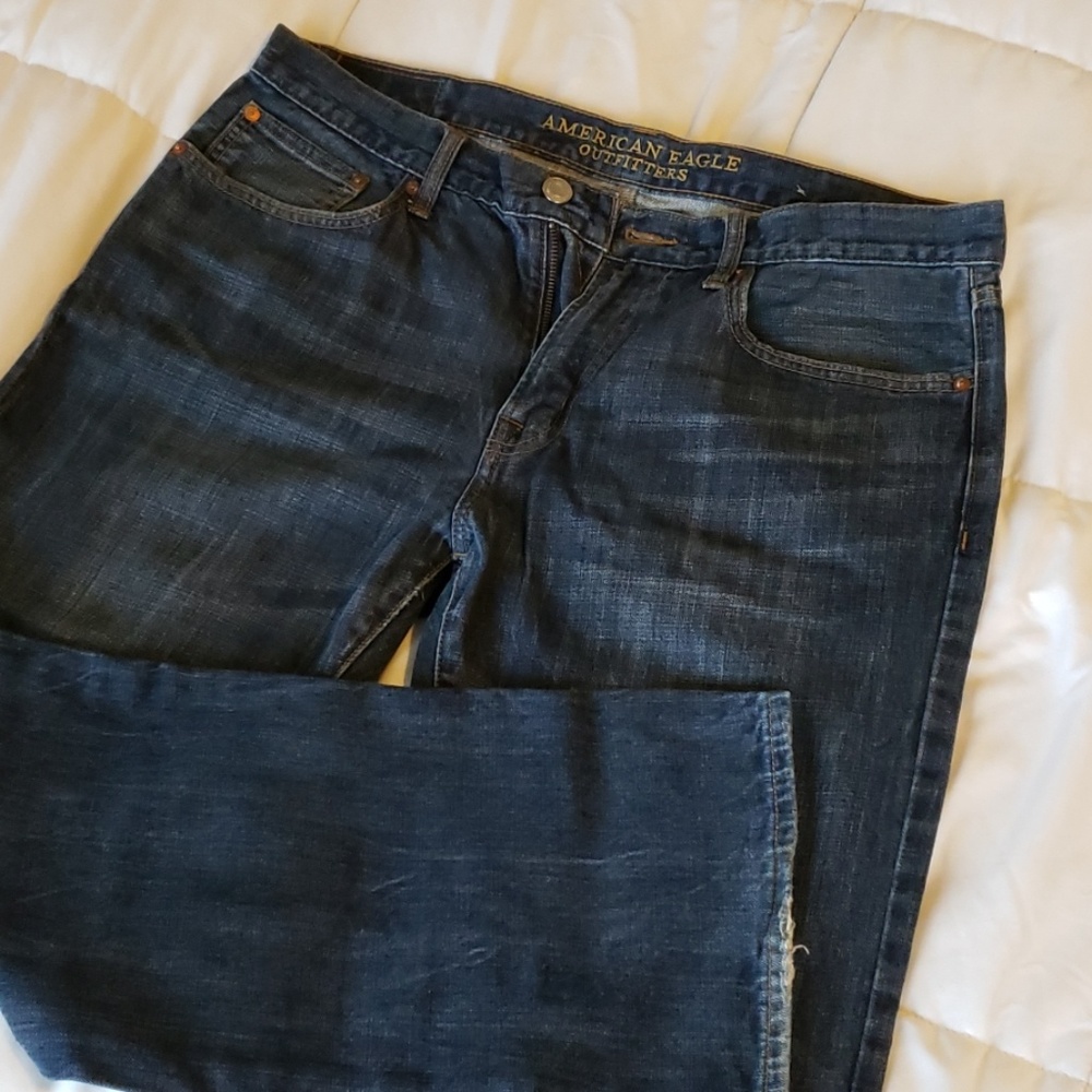 Men's AEO Original Boot jeans - EUC